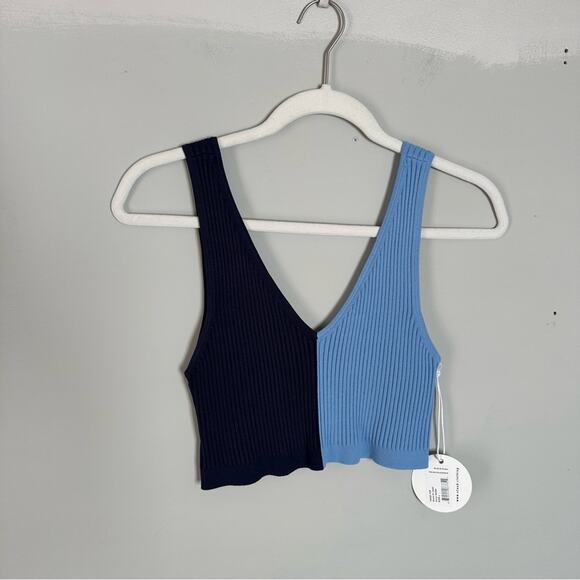 STAUD Hana Tank Sky Blue Navy NEW Large - Picture 4 of 4